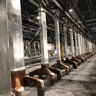 quality Enlace de anodo de acero de unión de transición bimetálica de aluminio para célula de electrólisis factory